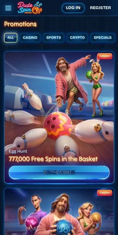 Recenzja kasyna DudeSpin: Test Bowling Clash i ponad 18 000 gier Recenzja kasyna DudeSpin: Test Bowling Clash i ponad 18 000 gier